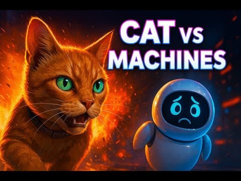 Chat vs Machines ⚡ Funky Cat & Spark – Épisode 1